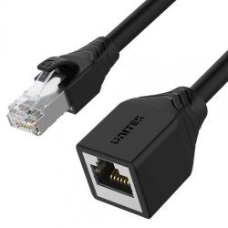 C1896BK-1M UNITEK Przedłużacz Ethernet RJ-45 1m