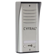 R1 DC COSMO CYFRAL Kaseta domofonu z czytnikiem RFID dla 1 lokatora, srebrna