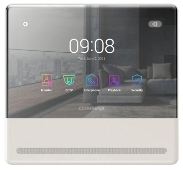 CDV-70QT PEARL SILVER COMMAX Monitor głośnomówiący 7 cali, 230V AC