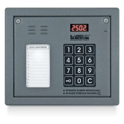 CP-2502NP LASKOMEX Panel zewnętrzny z listą lokatorów