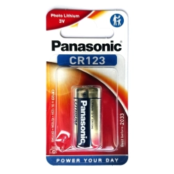 CR123A PANASONIC Bateria litowa 3V