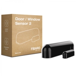 Door Window Sensor 2 BLACK FIBARO Czujnik otwarcia drzwi/okna FGDW-002-3