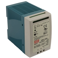 DRC-100A Mean Well Zasilacz buforowy na szynę DIN 13.8V 4.5A 2.5A 100W