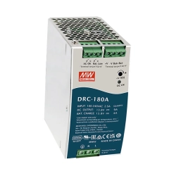 DRC-180A Mean Well Zasilacz buforowy na szynę DIN 13.8V 9A 4A 180W
