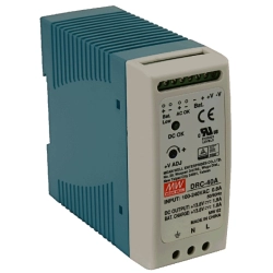 DRC-40A Mean Well Zasilacz buforowy na szynę DIN 13.8V 1.9A 1A 40W