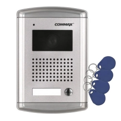 DRC-4CANs/RFID Commax Stacja bramowa do systemu wideodomofonowego z regulacją kąta widzenia, podtynkowa, czytnik RFID