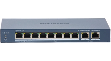 Switch PoE HIKVISION DS-3E0310HP-E(C) 8xPoE++ 2xRJ45 110W