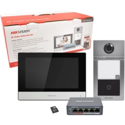 DS-KIS604-S HIKVISION Zestaw wideodomofonowy IP jednorodzinny PoE