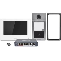 KIS-604 1-Villa W (S) HIKVISION Zestaw wideodomofonowy IP