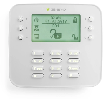 EVOKPD SL Bezprzewodowy manipulator LCD do central GENEVO