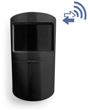 EvoPIR NX DT BK GENEVO Bezprzewodowa, dualna czujka ruchu PIR+MW