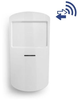 EvoPIR NX DT WH GENEVO Bezprzewodowa, dualna czujka ruchu PIR+MW