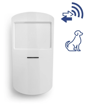 EvoPIR NX PET WH GENEVO Bezprzewodowa czujka ruchu PIR odporna na zwierzęta