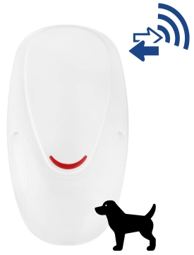 EvoPIR PET GENEVO Bezprzewodowa czujka ruchu PIR odporna na zwierzęta do 15kg