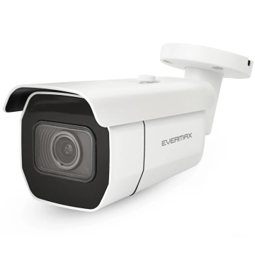EVERMAX EVX-IP5ZB02-IR-Ai-W Kamera IP tubowa biała 5Mpx 2.7-13.5mm IR 60m AI IP67 mikrofon