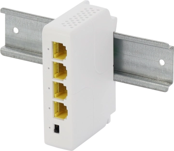 EXT-POEG3DIN PULSAR Extender PoE na szynę DIN 1Gbps