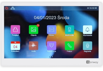 F-V14-2W Genway Monitor do wideodomofonu, dotykowy 10 cali