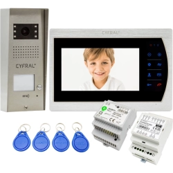 COSMO Video R1 V-7 CYFRAL Zestaw wideodomofonowy
