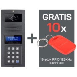 OP-255R G Optima ELFON Panel z czytnikiem RFID, grafit 