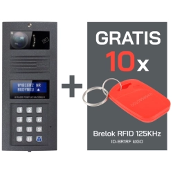 OP-MA765RC HR G Optima ELFON MASTER Panel wideodomofonu 700 linii z czytnikiem RFID, grafit