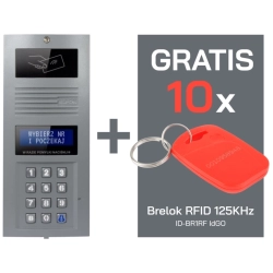 OP-255R P Optima ELFON Panel z czytnikiem RFID, popiel