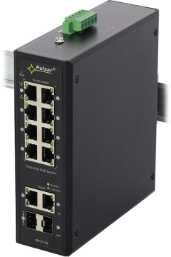 ISFG108 PULSAR Switch przemysłowy Gigabit Ethernet 8x PoE+
