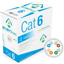 Kabel UTP KIU6LINKA305 ALANTEC kat. 6 305m szary