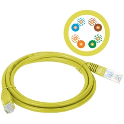 KKU5ZOL0.5 ALANTEC Patchcord kabel UTP kat.5e 0,5m