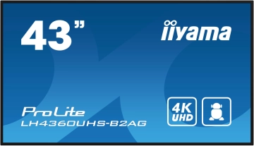LH4360UHS-B2AG Monitor IIYAMA 43 cale 4K do pracy ciągłej 24/7 6.5ms 500cd