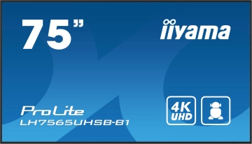 LH7565UHSB-B1 Monitor IIYAMA 75 cali 4K do pracy ciągłej 24/7 8ms 800cd