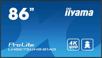 LH8675UHS-B1AG IIYAMA Monitor 4K 86 cali do pracy ciągłej 24/7