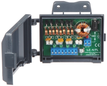 LZ-4/FL Delta Łączówka zasilania z filtrm, 4 wyjścia