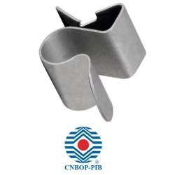 9757CC CELO Metalowy klips na belkę 4-7,5mm do kabli rurki peszla 6-7mm 100 szt.