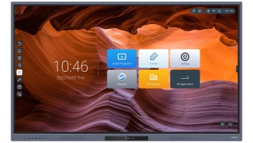 65HD1 METZ Monitor interaktywny 65 cali 4K dotykowy DLED Wi-Fi6 LAN 4GB/32GB 24/7 Android 11 z uchwytem ściennym