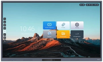 75KD1 METZ Monitor interaktywny 75 cali 4K dotykowy DLED Wi-Fi6 LAN 8GB/128GB 24/7 Android 11 z uchwytem ściennym