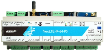 NeoLTE-IP-64-PS-D12M Ropam Centrala alarmowa LTE, WiFi