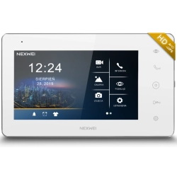 NW-VI9S-W NEXWEI Wideomonitor z ekranem dotykowym 7 cali, IPS