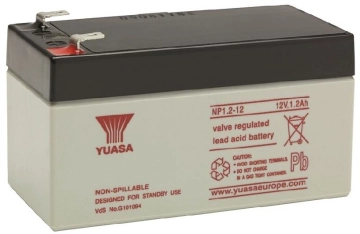 NP1.2-12 YUASA 1.2Ah 12V Akumulator AGM