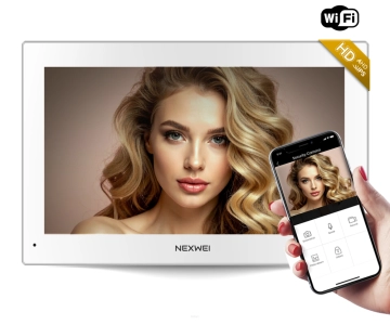 NW-ZIP-7S-W NEXWEI Wideomonitor z ekranem dotykowym 7 cali, WiFi, TUYA