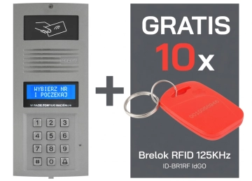 OP-MA765R P Optima ELFON Panel MASTER z czytnikiem RFID, popiel