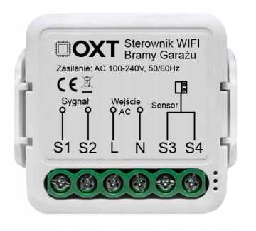 T210GL OXT Moduł sterowania bramą lub garażem bez sensora, TUYA Wi-Fi
