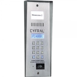 PC-4000R CYFRAL Panel zewnętrzny z wizytówką