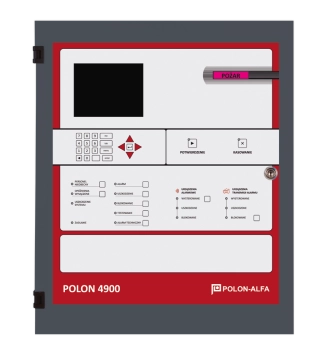 Polon 4900S Polon-Alfa Centrala sygnalizacji pożarowej (4x127 adresów), wersja światłowodowa