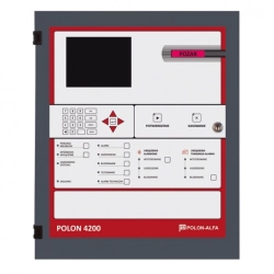 Polon 4200 Polon-Alfa Centrala sygnalizacji pożarowej (4x64 adresy), pełne oprogramowanie, drukarka