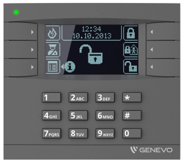 PRiMA LCD GY-BK Manipulator graficzny LCD do central GENEVO