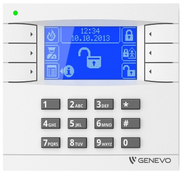 PRiMA LCD WH-BL Manipulator graficzny LCD do central GENEVO