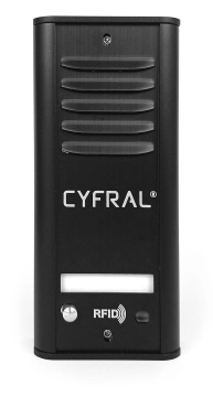 R1 COSMO CYFRAL Kaseta domofonu z czytnikiem RFID dla 1 lokatora, czarna