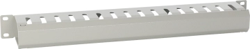 RAOK-1M-G PULSAR Organizer kabli metalowy z pokrywą 1U szary