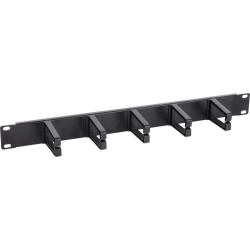 RAOK-1P PULSAR Organizer kabli poziomy plastikowy 1U do szaf RACK