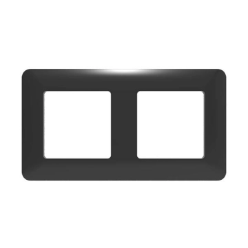 RM222 PSMART Ramka podwójna czarna do modułów serii RM